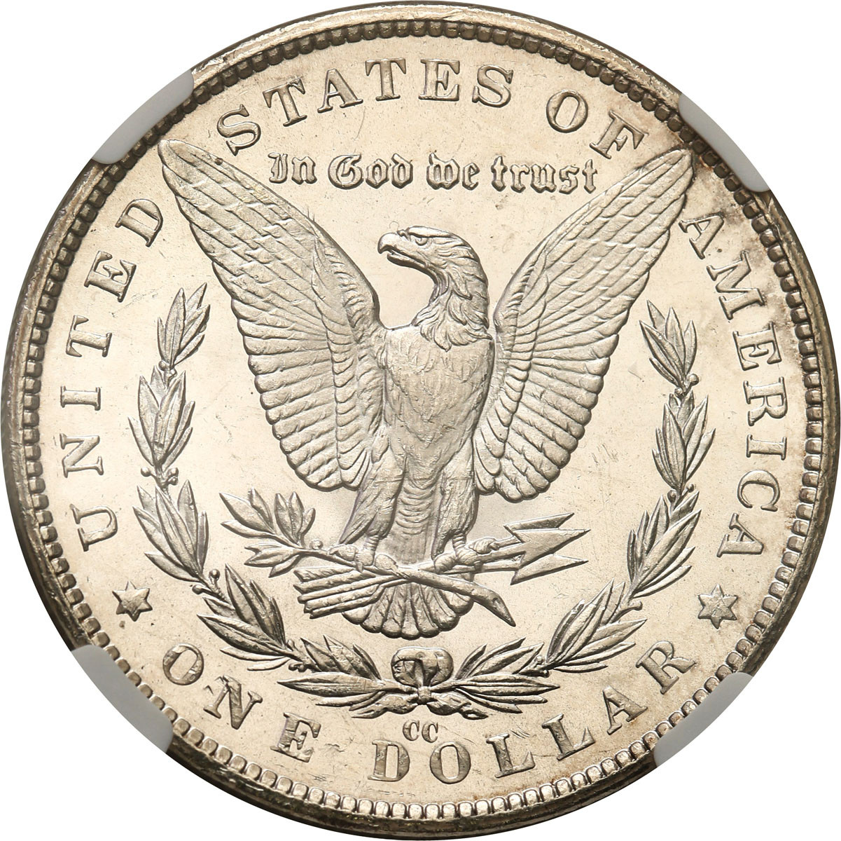 USA. 1 dolar 1882 CC, Carson City, NGC MS63 PL
